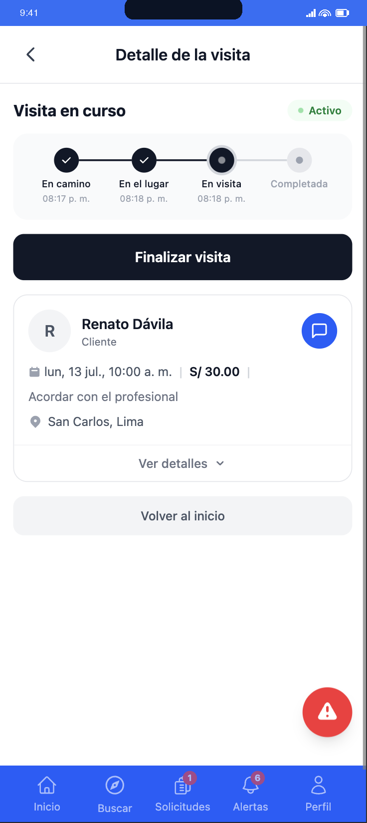 Finalización de una visita profesional en Kollana